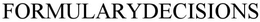 FORMULARYDECISIONS trademark