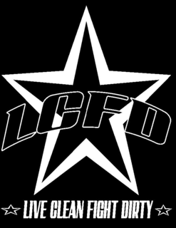 LIVE CLEAN FIGHT DIRTY LCFD trademark