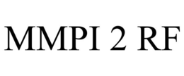MMPI 2 RF trademark