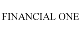 FINANCIAL ONE trademark