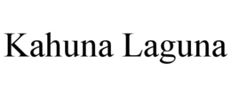 KAHUNA LAGUNA trademark