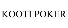 KOOTI POKER trademark