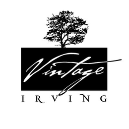 VINTAGE IRVING trademark