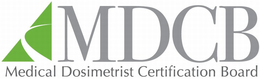 MDCB MEDICAL DOSIMETRIST CERTIFICATION BOARD trademark