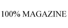 100% MAGAZINE trademark