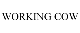 WORKING COW trademark