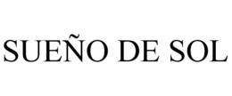 SUEÑO DE SOL trademark