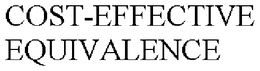 COST-EFFECTIVE EQUIVALENCE trademark