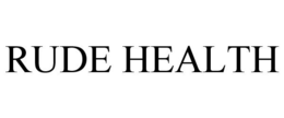 RUDE HEALTH trademark