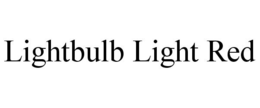 LIGHTBULB LIGHT RED trademark