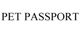 PET PASSPORT trademark