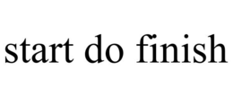 START DO FINISH trademark