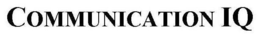 COMMUNICATION IQ trademark
