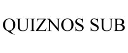 QUIZNOS SUB trademark
