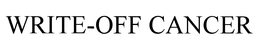 WRITE-OFF CANCER trademark