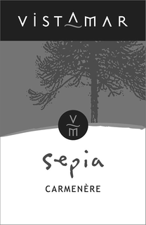 VISTAMAR SEPIA CARMENERE VM trademark