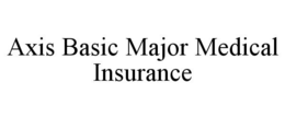 AXIS BASIC MAJOR MEDICAL INSURANCE trademark