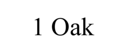 1 OAK trademark