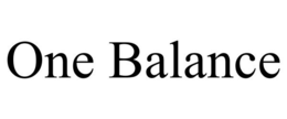 ONE BALANCE trademark