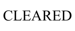 CLEARED trademark