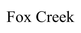 FOX CREEK trademark