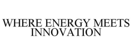 WHERE ENERGY MEETS INNOVATION trademark