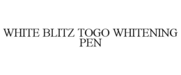 WHITE BLITZ TOGO WHITENING PEN trademark