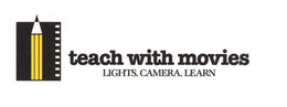 TEACH WITH MOVIES LIGHTS. CAMERA. LEARN trademark