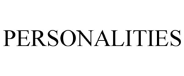 PERSONALITIES trademark