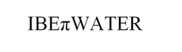 IBE WATER trademark