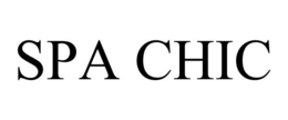 SPA CHIC trademark