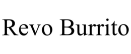 REVO BURRITO trademark