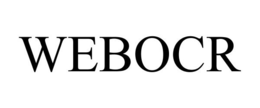 WEBOCR trademark
