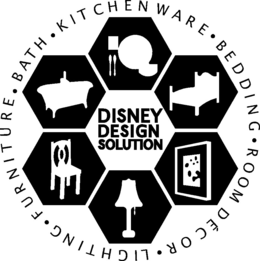 DISNEY DESIGN SOLUTION · BATH · KITCHENWARE · BEDDING · ROOM DÉCOR · LIGHTING · FURNITURE trademark