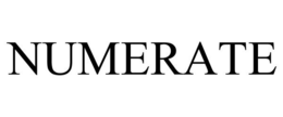 NUMERATE trademark