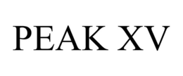 PEAK XV trademark