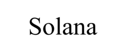SOLANA trademark
