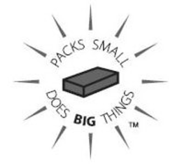 PACKS SMALL DOES BIG THINGS trademark