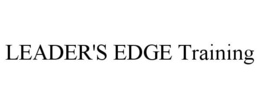 LEADER'S EDGE TRAINING trademark
