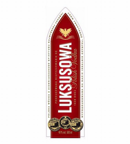 LUKSUSOWA POLISH VODKA 1928 ROKU PRODUKOWANA NIEPRZERWANIE DO POLSKA WODKA Z ZIEMNIACZANEGO SPIRYTUSU NAJWYZSZEJ JAKOSCI WYPRODUKOWANA NA BAZIE IDEALNIE CZYSTEJ, ZRODLANEJ WODY 40% VOL. 500 ML trademark