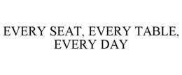 EVERY SEAT, EVERY TABLE, EVERY DAY trademark