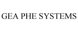 GEA PHE SYSTEMS trademark