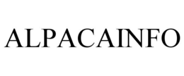 ALPACAINFO trademark