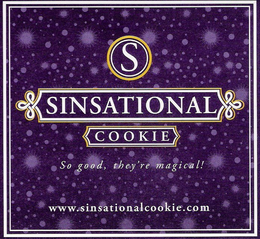 S SINSATIONAL COOKIE SO GOOD, THEY'RE MAGICAL! WWW.SINSATIONALCOOKIE.COM trademark
