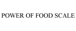POWER OF FOOD SCALE trademark