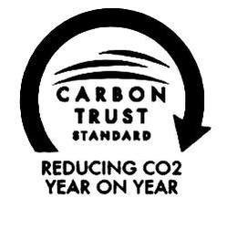 CARBON TRUST STANDARD REDUCING CO2 YEAR ON YEAR trademark