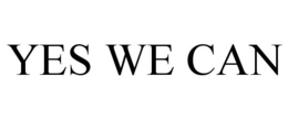 YES WE CAN trademark