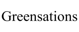 GREENSATIONS trademark