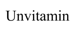 UNVITAMIN trademark