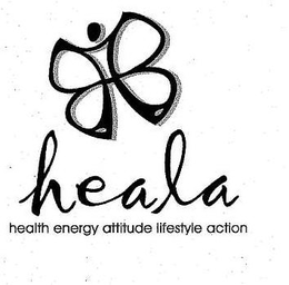 HEALA HEALTH ENERGY ATTITUDE LIFESTYLE ACTION trademark
